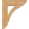 Ekena Millwork Thorton Slat Smooth Bracket, Western Red Cedar, 5 1/2"W x 24"D x 28"H BKT06X24X28THR06SWR